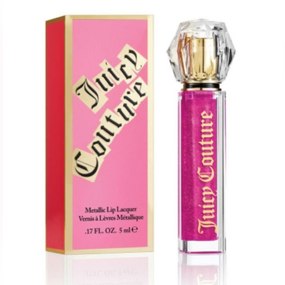 Juicy Couture-Metallic Lip Lacquer-FEMME METALE 01, FULL SIZE, NEW IN BOX